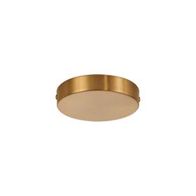 D0827BR/NH  Hayes No Hole 12cm Round Ceiling Plate Brass